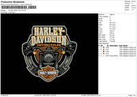 Hd Motorcycle Embroidery File 6 sizes