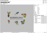 Herbo Embroidery File 6 sizes