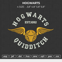 HOGWARTS Embroidery