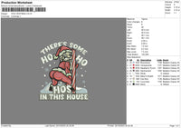 Hoho Xmas Embroidery File 6 sizes