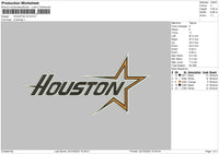 Houston V2 Embroidery File 6 sizes