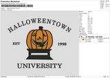 Hallotown V3 Embroidery File 6 sizes