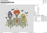 Halloween Season 0308 Embroidery File 6 sizes