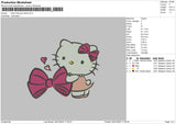 Hk Bow Embroidery File 6 sizes