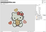 Hk Cookies Embroidery File 6 sizes