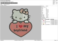 Boyfrien Embroidery File 6 sizes