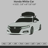 Honda White Car