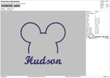 Hudson Embroidery File 6 sizes