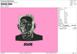 Igor Embroidery File 6 sizes