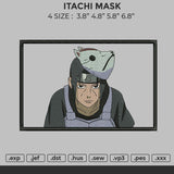 Itachi Mask Embroidery