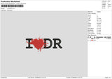 ILoveDr Embroidery File 6  sizes