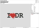 ILoveDr Embroidery File 6  sizes