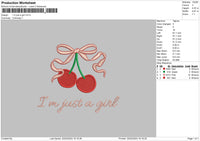 Cherrybow Embroidery File 6 sizes