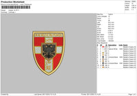 Insigne Embroidery File 6 sizes