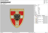 Insigne Embroidery File 6 sizes