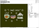 Snow 0312 Embroidery File 6 sizes