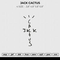 JACK CACTUS Embroidery