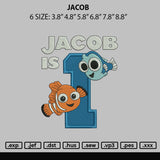 Jacob Embroidery File 6 sizes