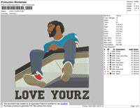 Jcole Love Yourz Embroidery