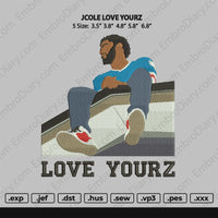 Jcole Love Yourz Embroidery