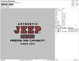 Jeep Embroidery