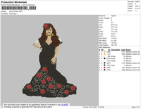 Jenni Rivera Embroidery