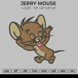 Jerry Mouse Embroidery