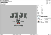 Jiji Embroidery File 6 sizes