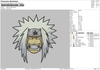 Jiraiya Head Embroidery