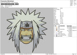 Jiraiya Head Embroidery