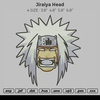 Jiraiya Head Embroidery