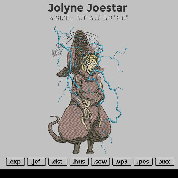 Jolyne Joestar Embroidery