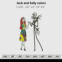 Jack and Sally colors