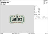 Jalisco Embroidery File 6 sizes