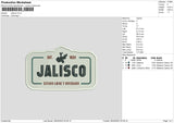 Jalisco Embroidery File 6 sizes