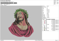 Jesus V2 Embroidery 2 Files