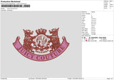 Juicy Couture Embroidery File 6 sizes