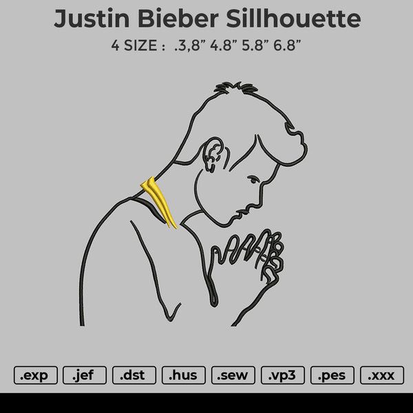 Justin Bierber Sillhouette