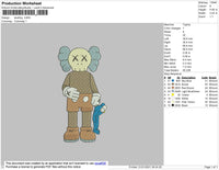 KAWS Embroidery