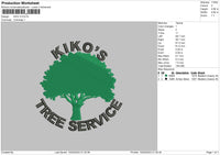 Kiko s Embroidery File 6 sizes