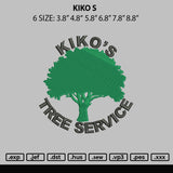 Kiko s Embroidery File 6 sizes