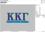 Kkg Embroidery File 6 sizes