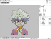 Killua Candy Embroidery