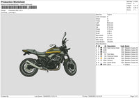 Kawasaki Z900 Embroidery File 6 sizes