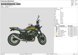 Kawasaki Z900 Embroidery File 6 sizes