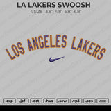 La Lakers Swoosh Embroidery