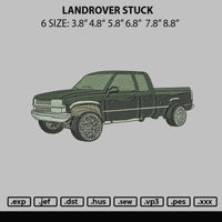 Landrover Truck Embroidery File 6 sizes