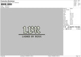 Lbr Embroidery File 6 sizes