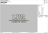 Lbr Embroidery File 6 sizes