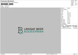 Lb V4 Embroidery File 6 sizes